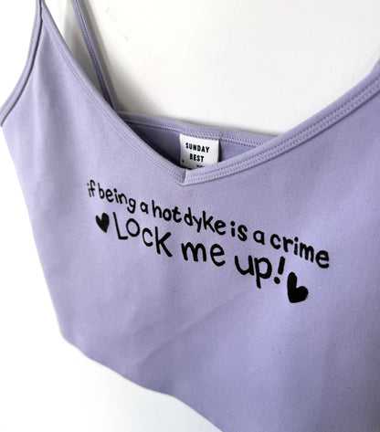 Lock Me Up Cropped Tank