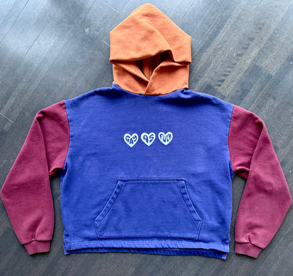 Gay As Fuck Colour Block Hoodie