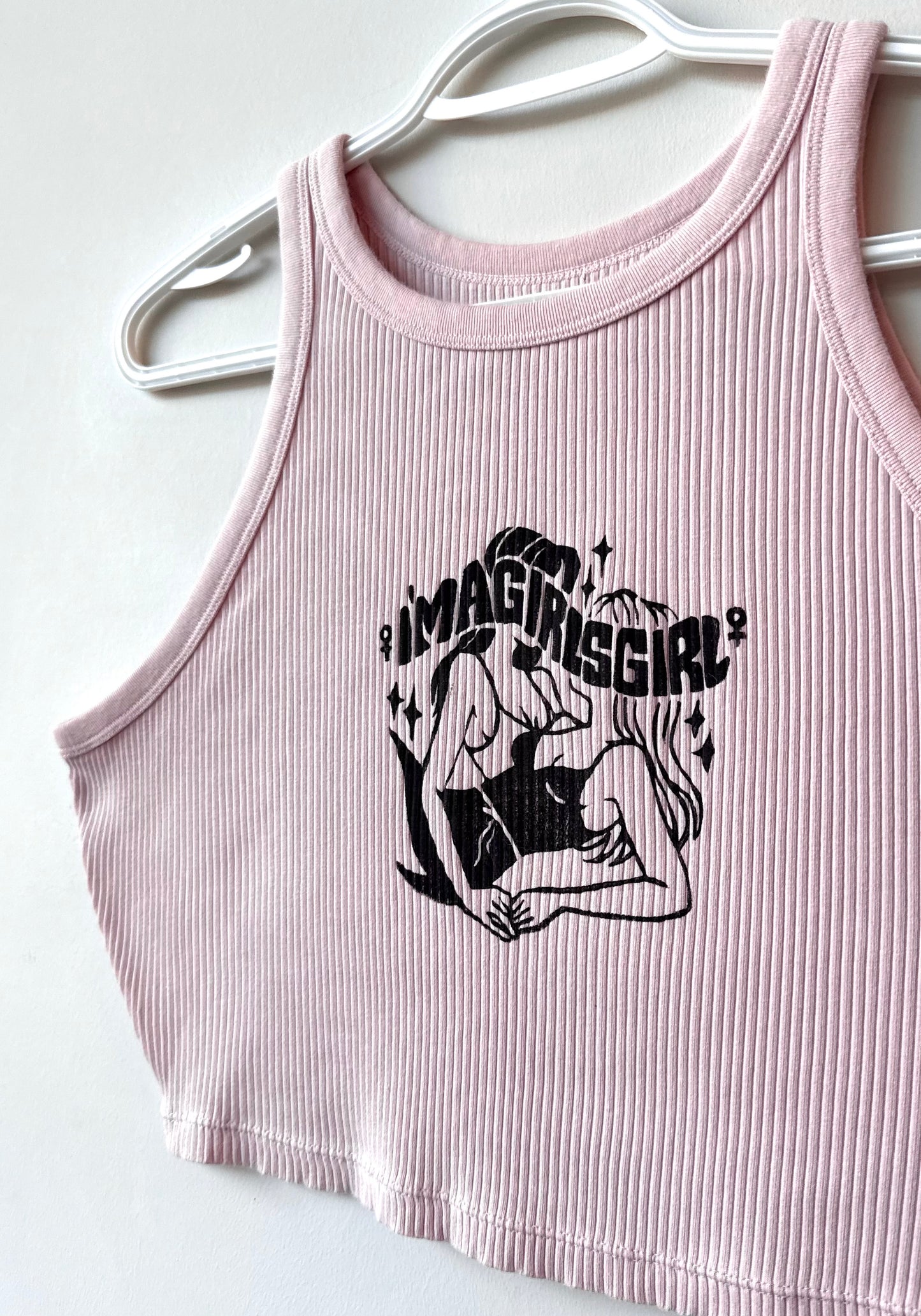 Girls Girl Cropped Ribbed Tank