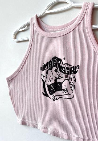 Girls Girl Cropped Ribbed Tank
