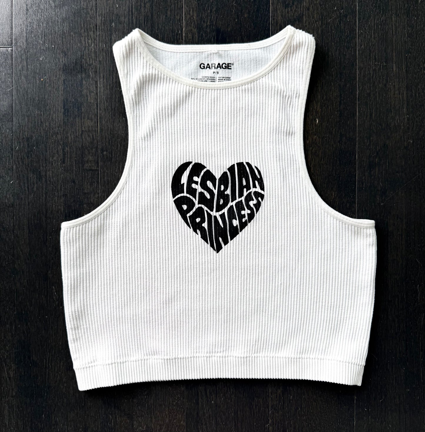 Lesbian Princess Cropped Tank