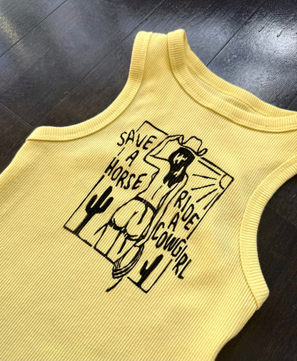 Cowgirl Cropped Tank