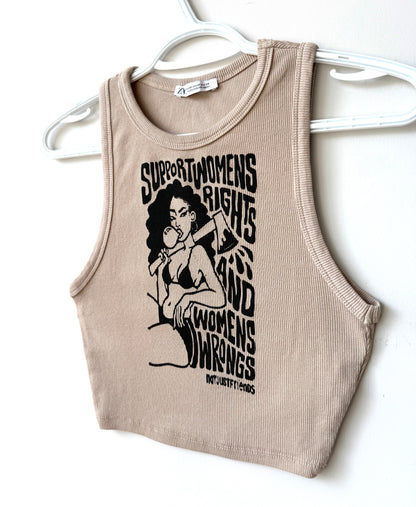Women’s Wrongs Cropped Tank