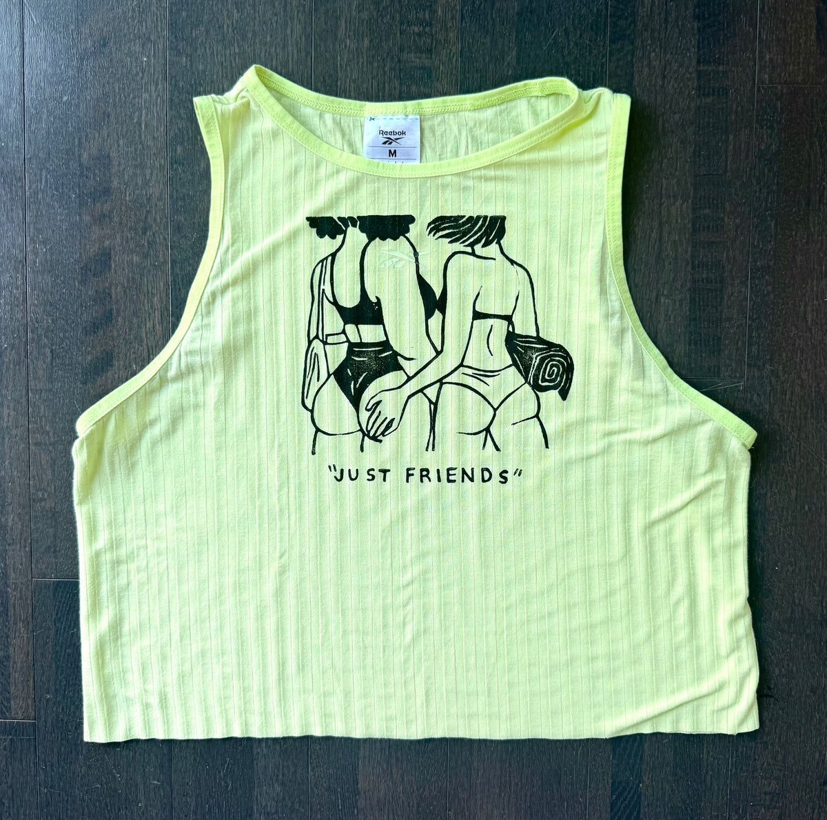 “Just Friends” Beach Babes Cropped Tank
