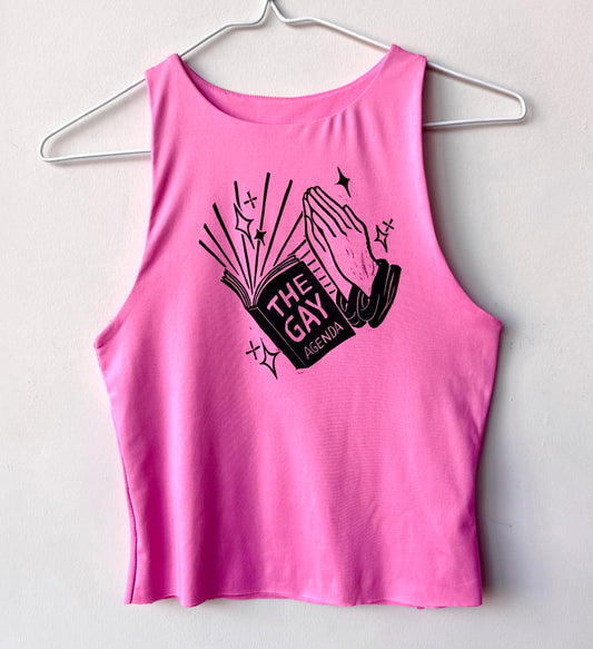 Gay Agenda Cropped Tank