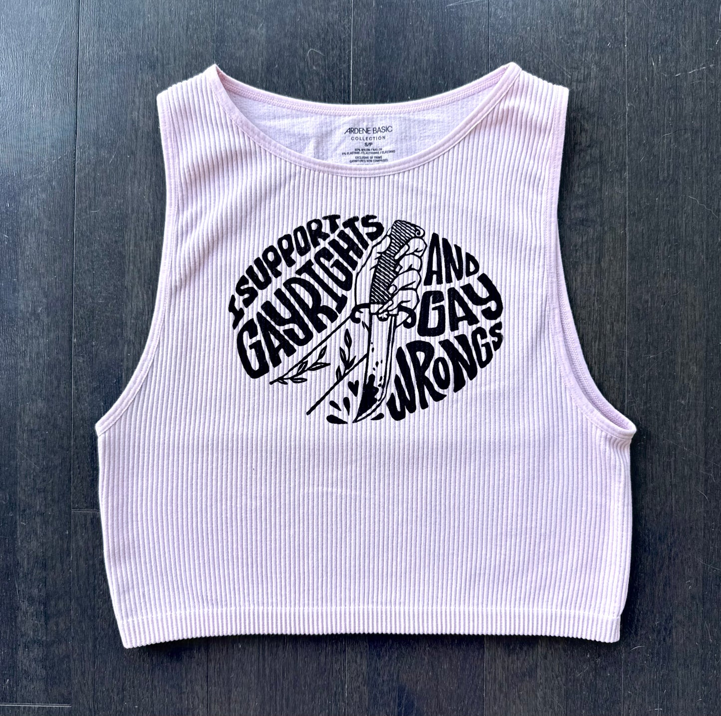 Gay Wrongs Cropped Tank