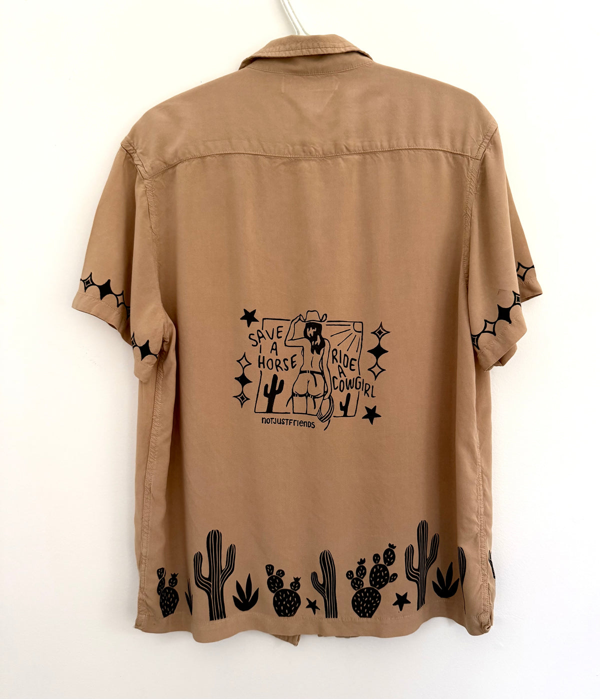 Cowgirl X Patchwork Button-Up T