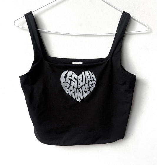 Lesbian Princess Cropped Tank