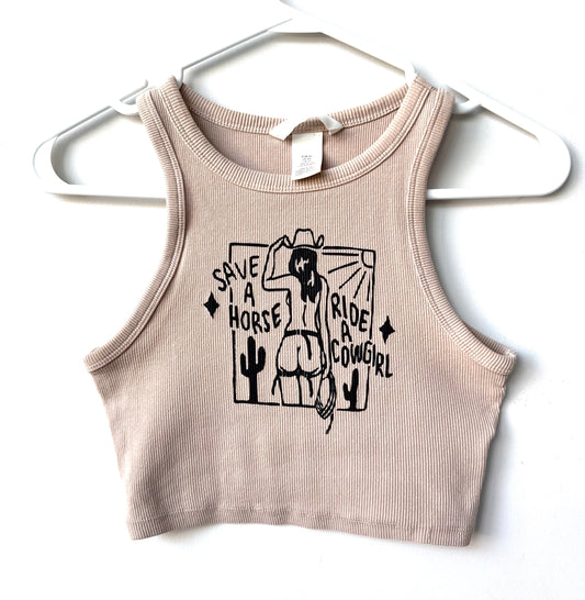 Cowgirl Cropped Tank