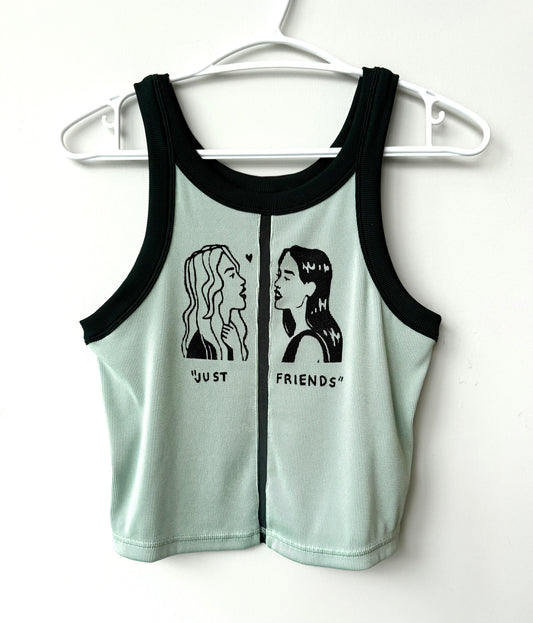 “Just Friends” Lovers Cropped Tank