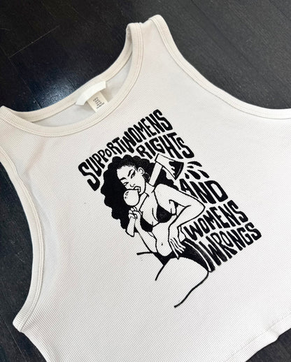 Women’s Wrongs Cropped Tank