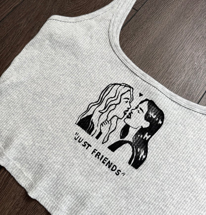 “Just Friends” Lovers Cropped Tank