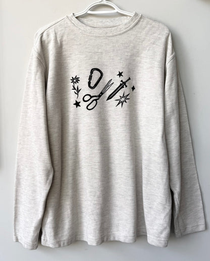Patchwork Printed Long Sleeve