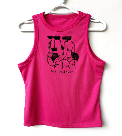 “Just Friends” Beach Babes Tank Top