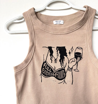 Full Bodied & Fruity Cropped Tank
