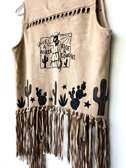 Cowgirl X Fruity Fringed Vest