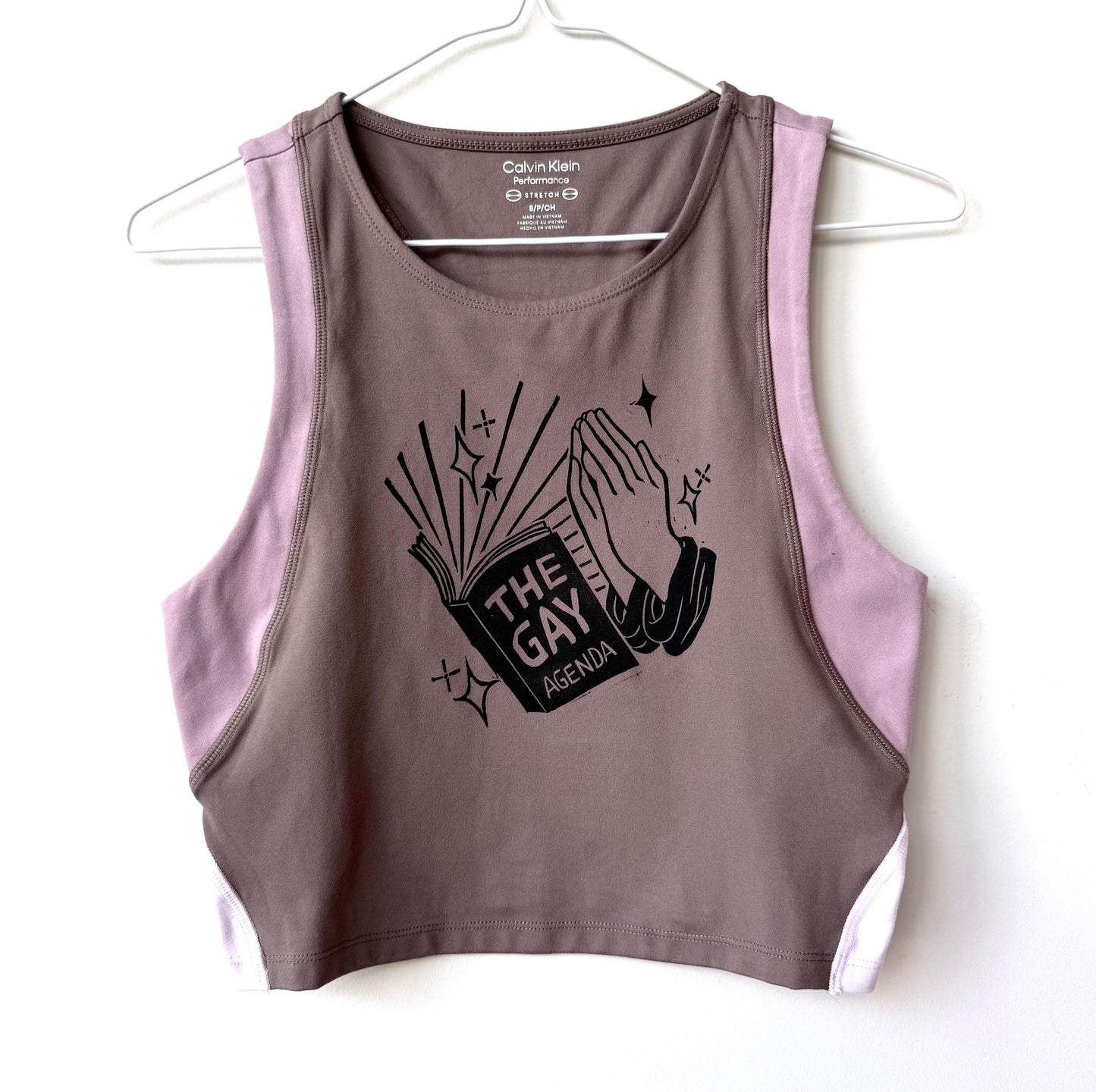 Gay Agenda Athletic Cropped Tank