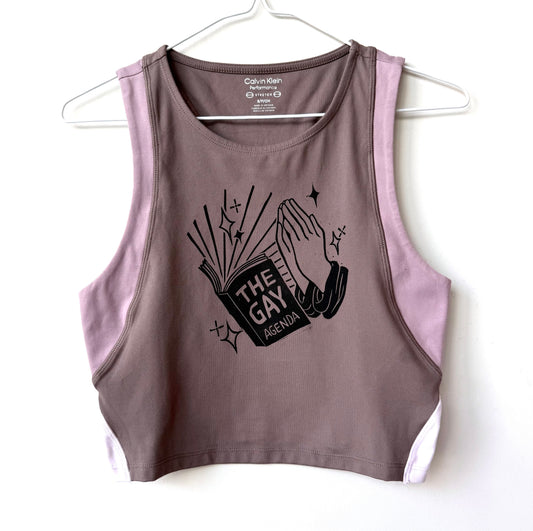 Gay Agenda Athletic Cropped Tank