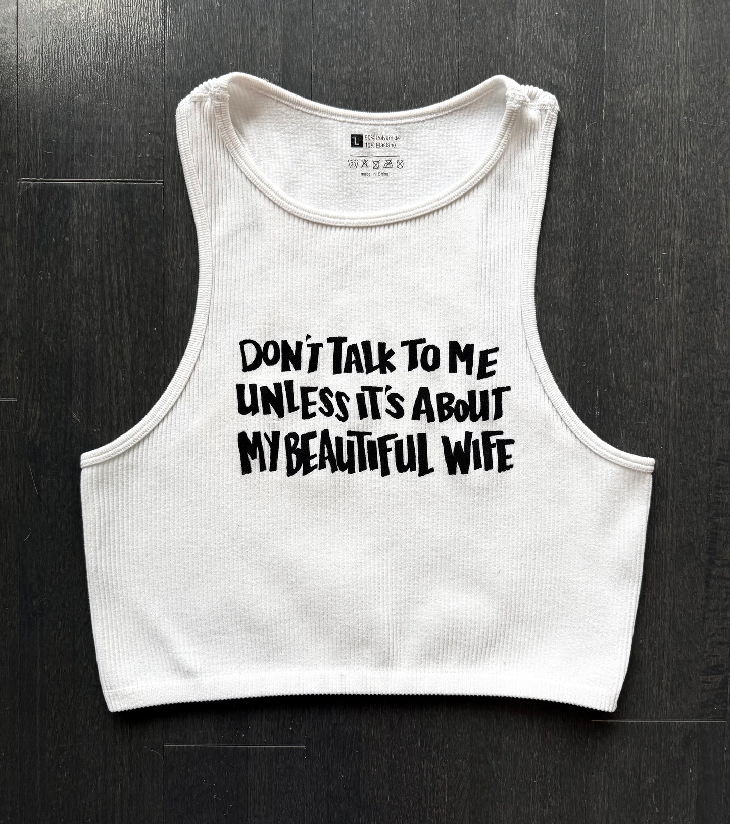Beautiful Wife Cropped Tank