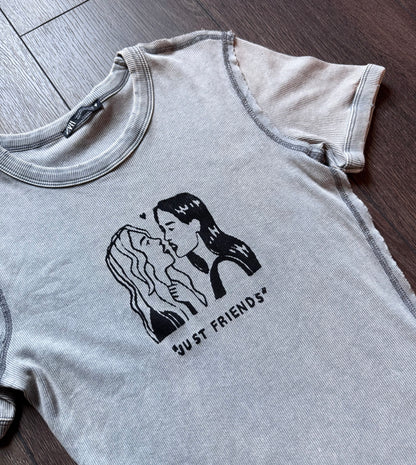 “Just Friends” Lovers Fitted T