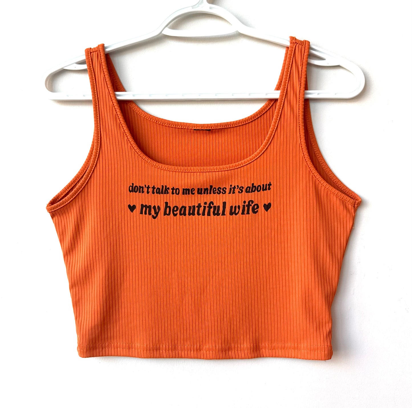 Beautiful Wife Cropped Tank
