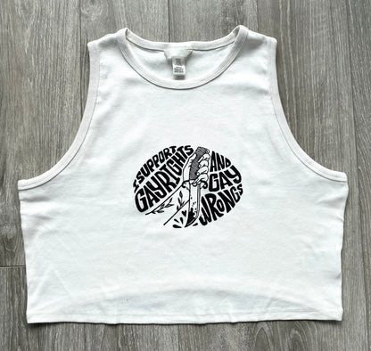 Gay Wrongs Cropped Tank