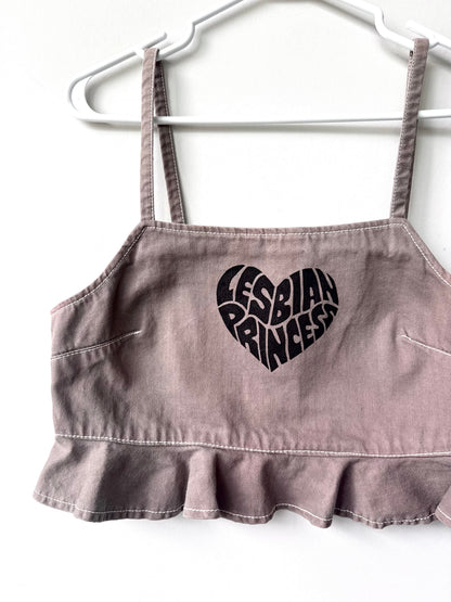 Lesbian Princess Cropped Tank