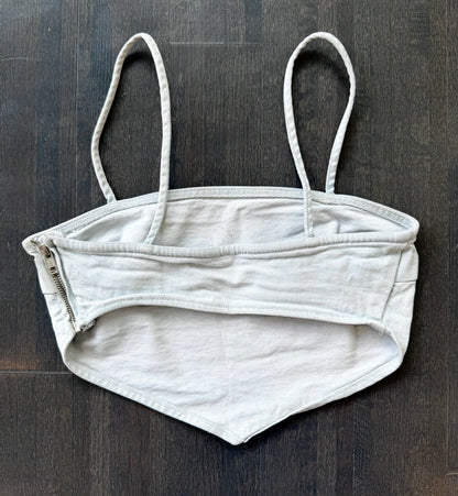 Mermaids Cropped Denim Tank
