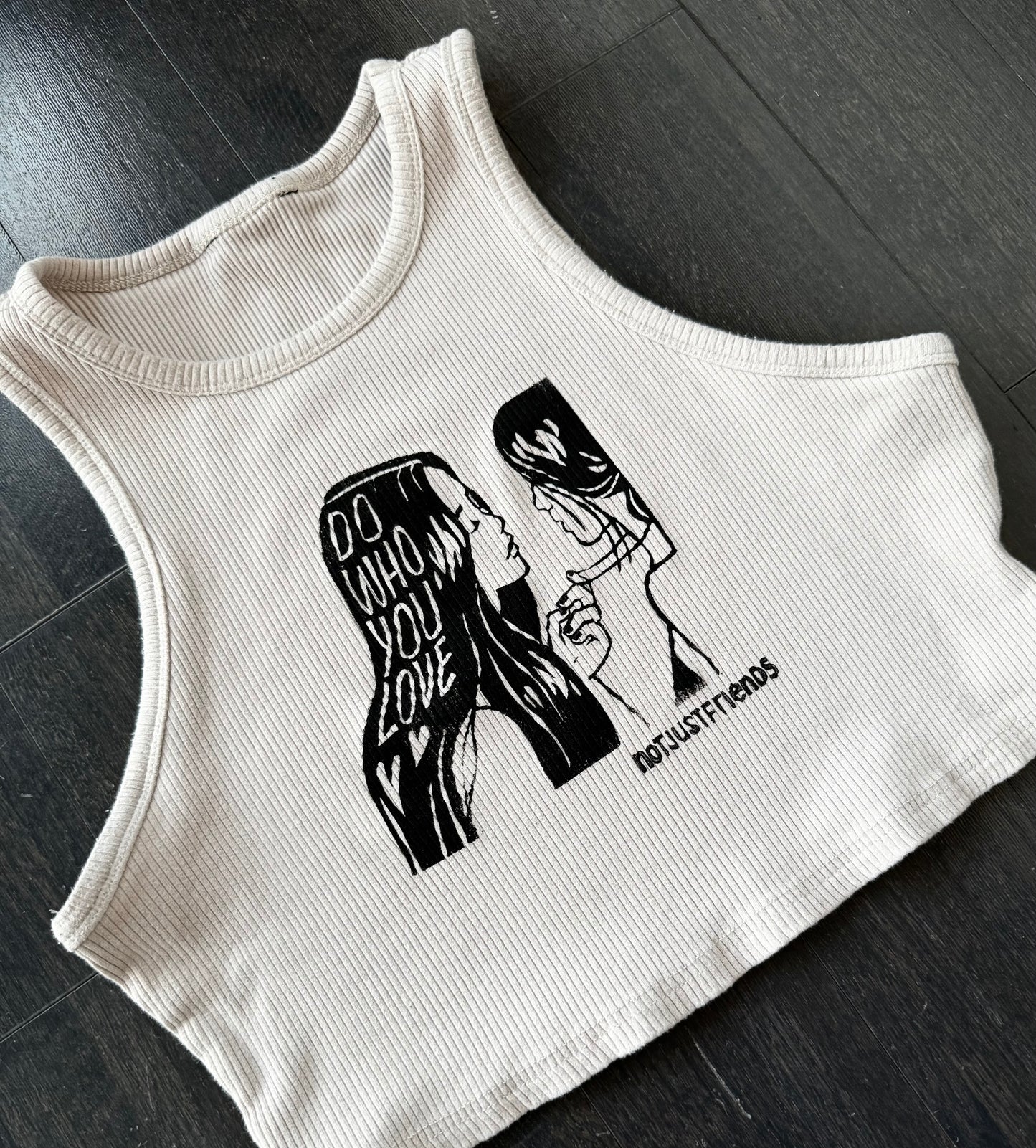 Do Who You Love Cropped Tank