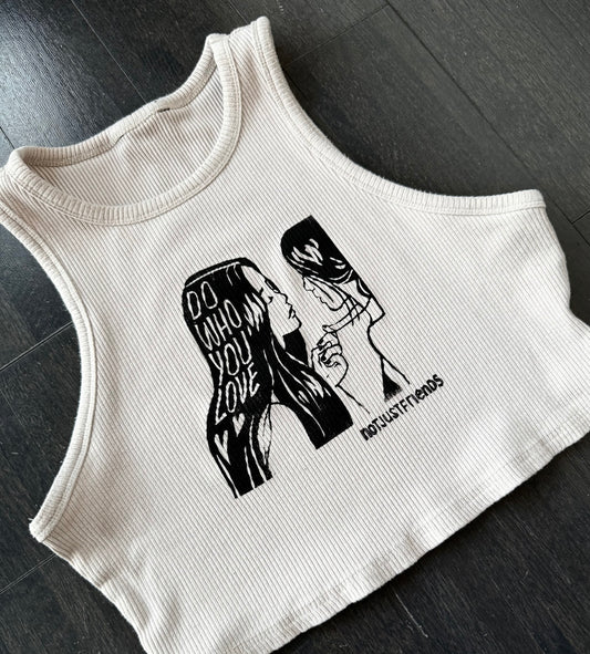 Do Who You Love Cropped Tank