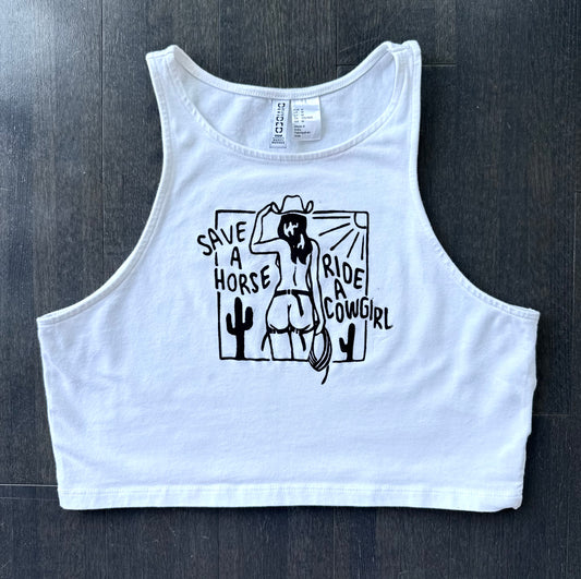 Cowgirl Cropped Tank