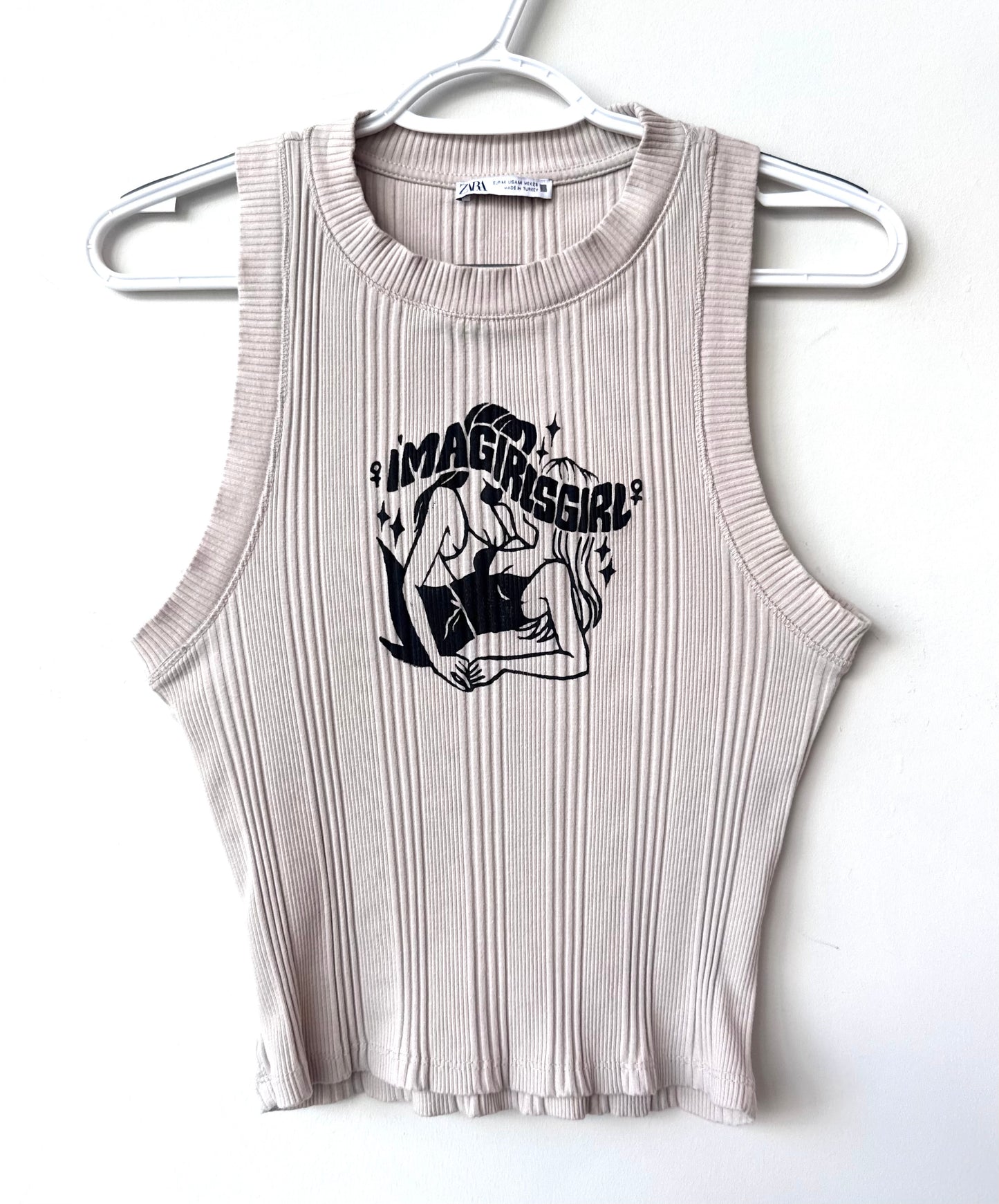 Girls Girl Ribbed Cropped Tank