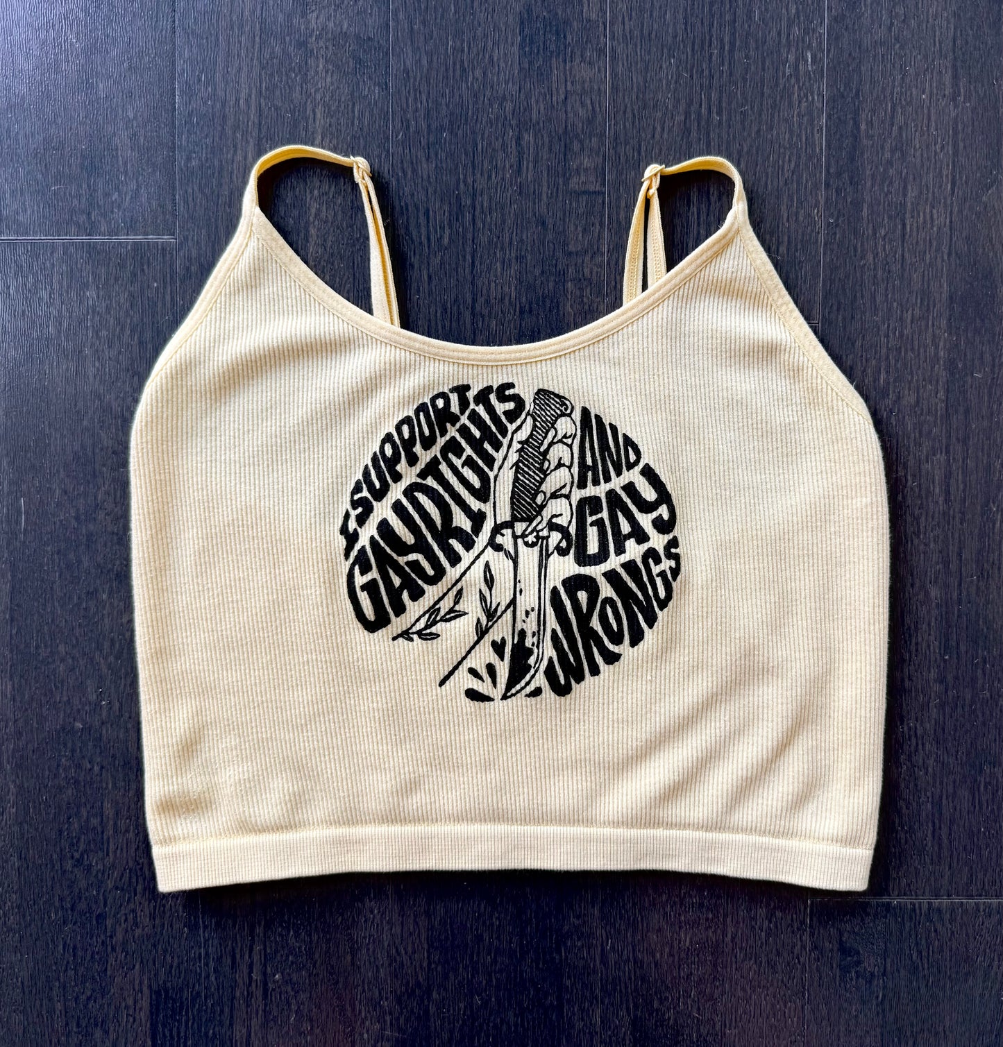 Gay Wrongs Cropped Tank