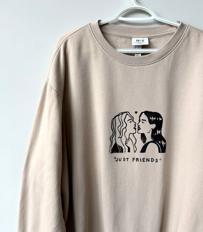 “Just Friends” Lovers Crewneck Sweater