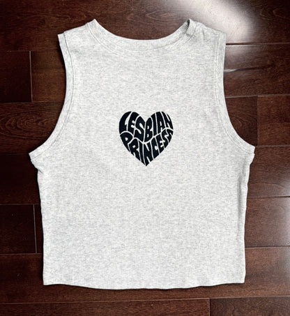 Lesbian Princess Cropped Tank