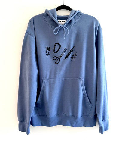 Patchwork Printed Hoodie