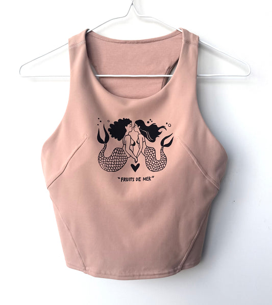 Mermaids Athletic Tank/Sports Bra