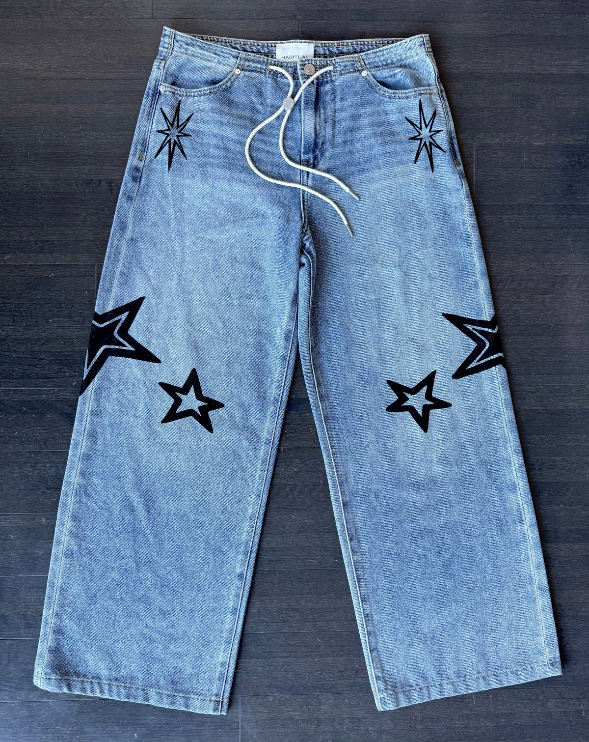 Disco Diva Wide Leg High-Waisted Jeans