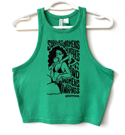 Women’s Wrongs Cropped Tank