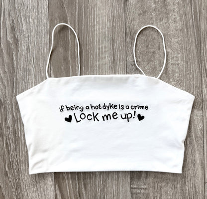 Lock Me Up Cropped Tank