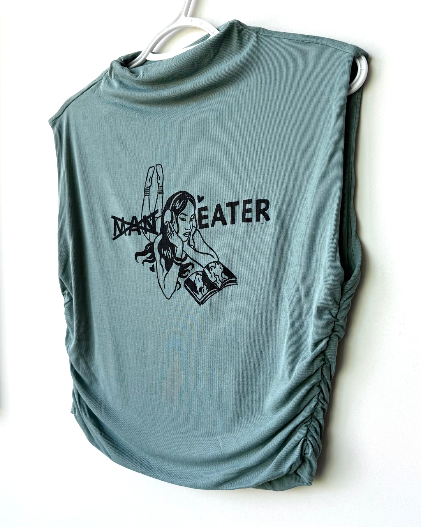 Eater Cropped High-Neck Tank