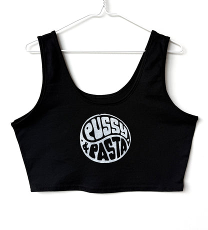 Pussy & Pasta Cropped Tank