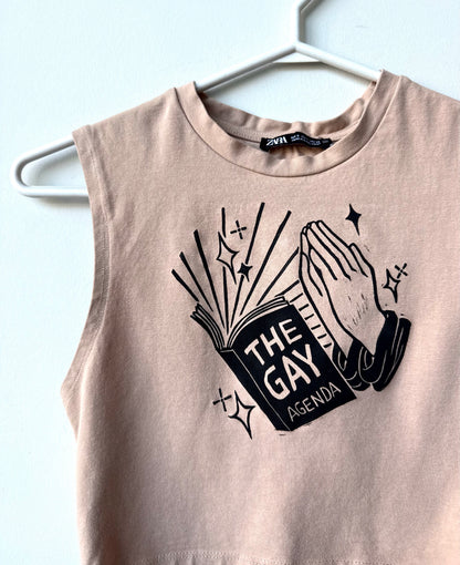 Gay Agenda Cropped Tank