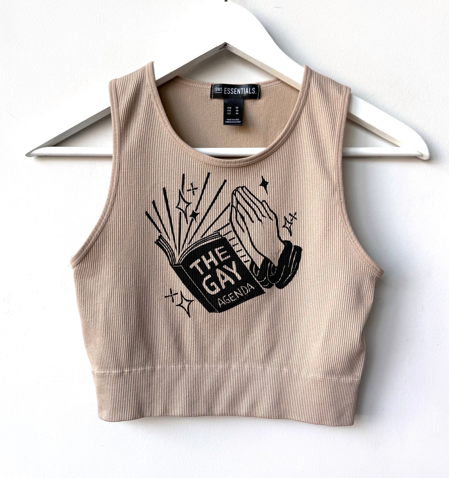 Gay Agenda Cropped Tank