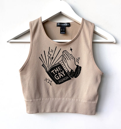 Gay Agenda Cropped Tank