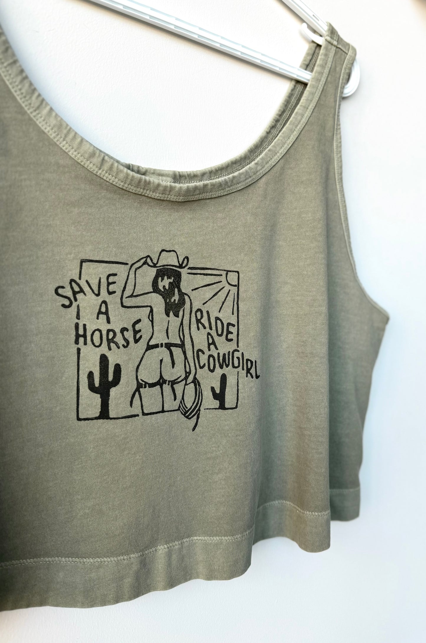 Cowgirl Cropped Tank