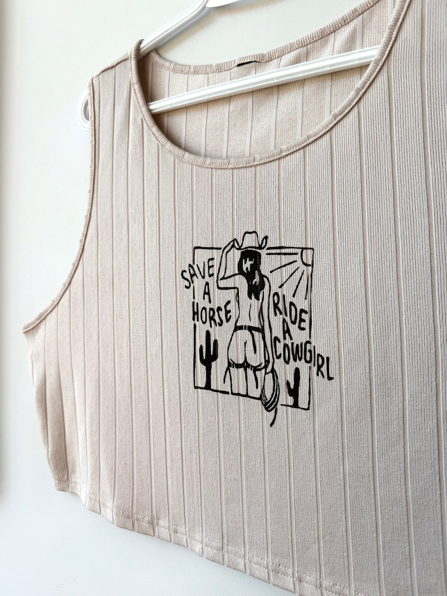 Cowgirl Cropped Tank