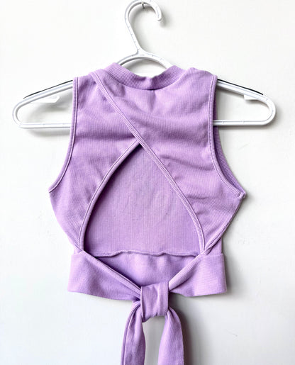 Girls Girl Open-Back Cropped Tank