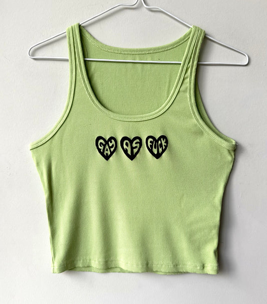 Gay As Fuck Cropped Tank