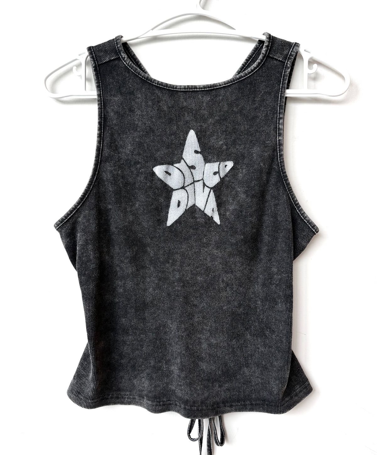 Disco Diva Open-Back Tie-Up Tank